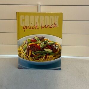 Quick Lunch Cookbook with Vibrant Yellow Cover